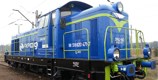 lokomotywa po naprawie